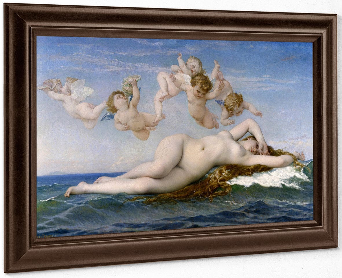 The Birth Of Venus 1863 By Alexandre Cabanel Fine Art Print