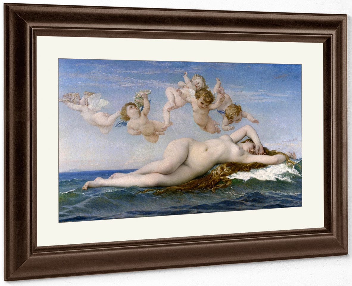 The Birth Of Venus 1863 By Alexandre Cabanel Fine Art Print