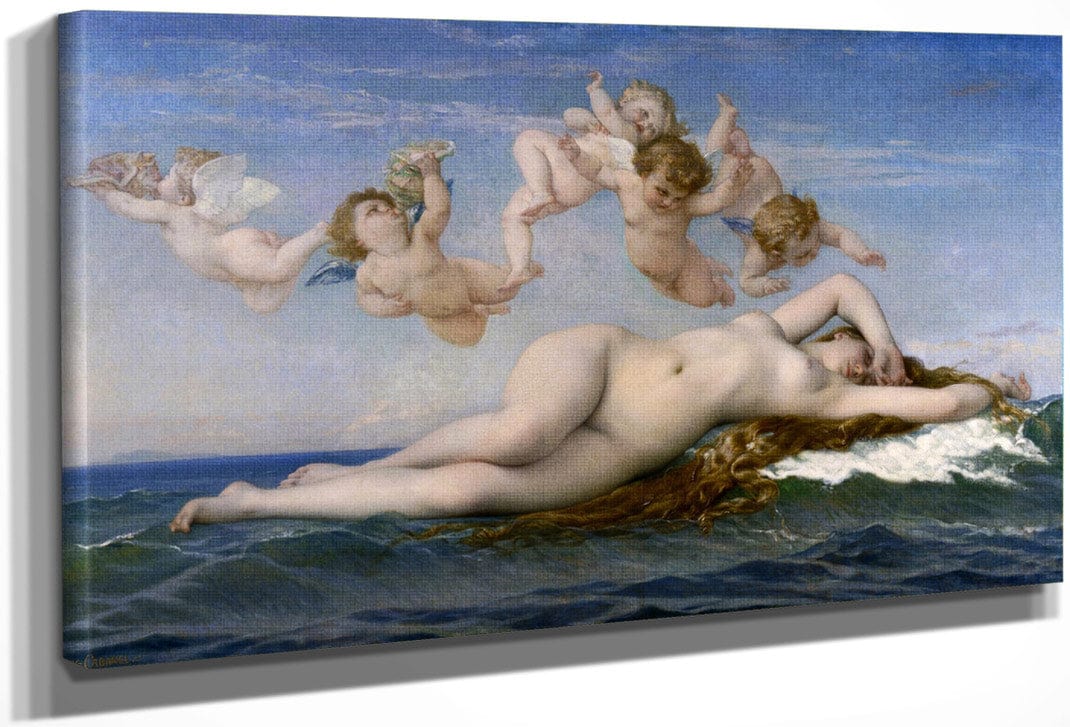 The Birth Of Venus 1863 By Alexandre Cabanel Fine Art Print