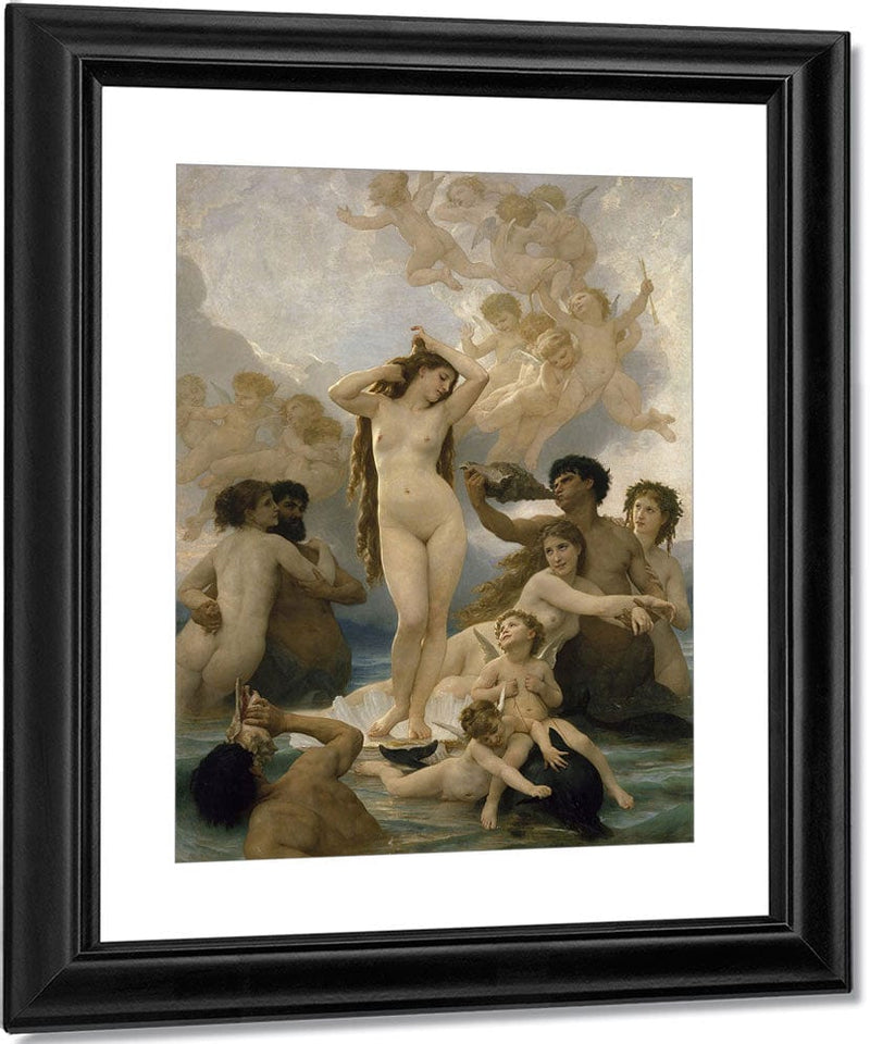 The Birth Of Venus, 1879 By William Adolphe Bouguereau Fine Art Print