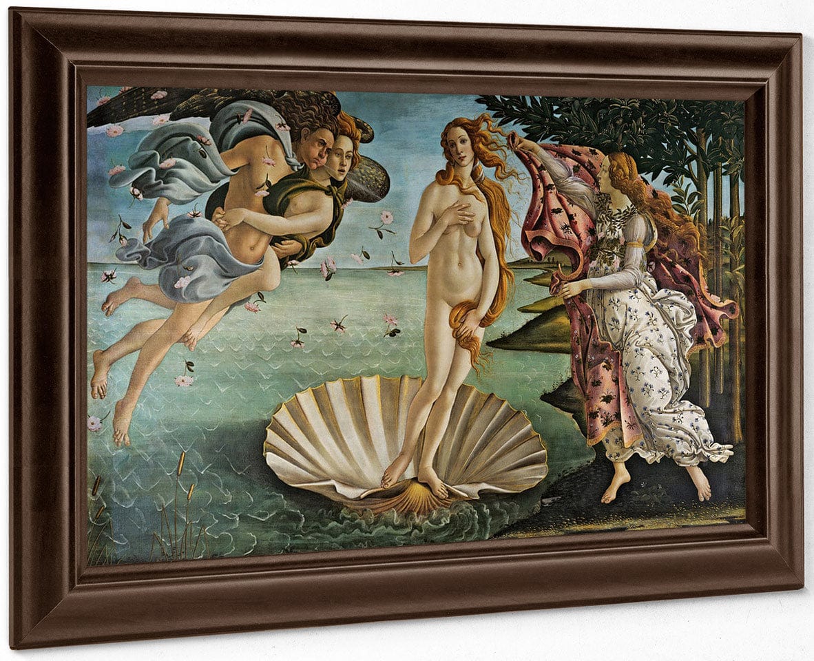 The Birth Of Venus By Sandro Botticelli Fine Art Print