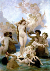 The Birth Of Venus Painting William-Adolphe Bouguereau Canvas Art Fine Art Print