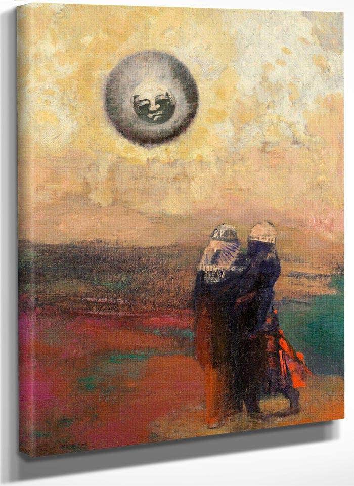 The Black Sun By Odilon Redon Fine Art Print