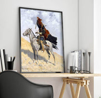 The Blanket Signal Painting Frederic Remington Canvas Art Fine Art Print