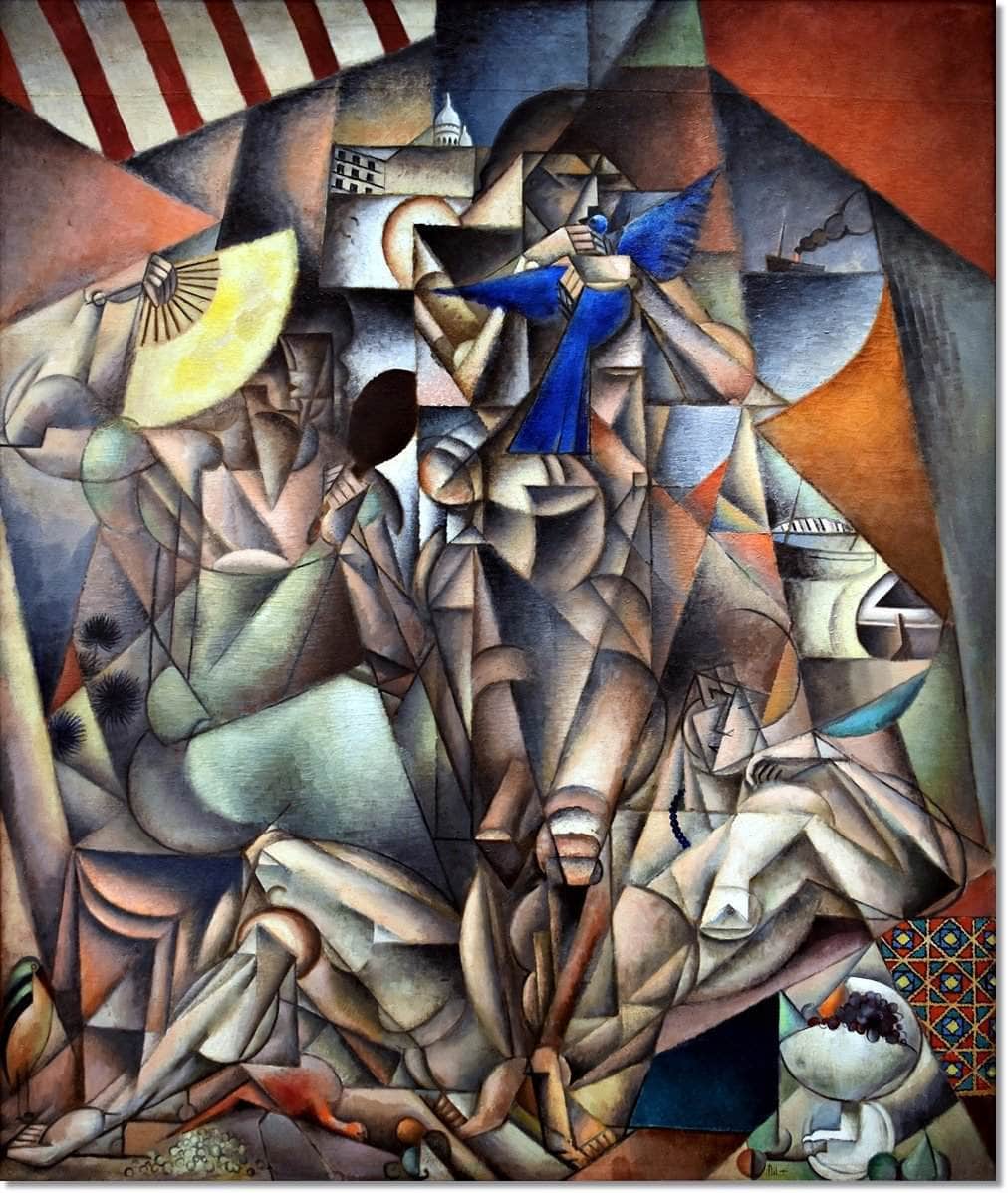 The Blue Bird Painting Jean Metzinger Canvas Art Fine Art Print