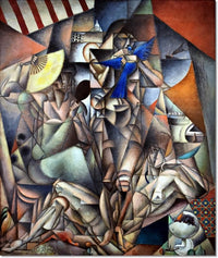 The Blue Bird Painting Jean Metzinger Canvas Art Fine Art Print