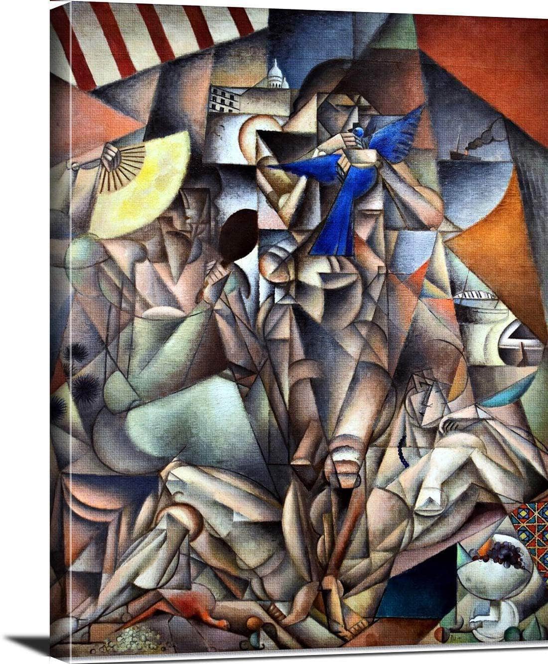 The Blue Bird Painting Jean Metzinger Canvas Art Fine Art Print