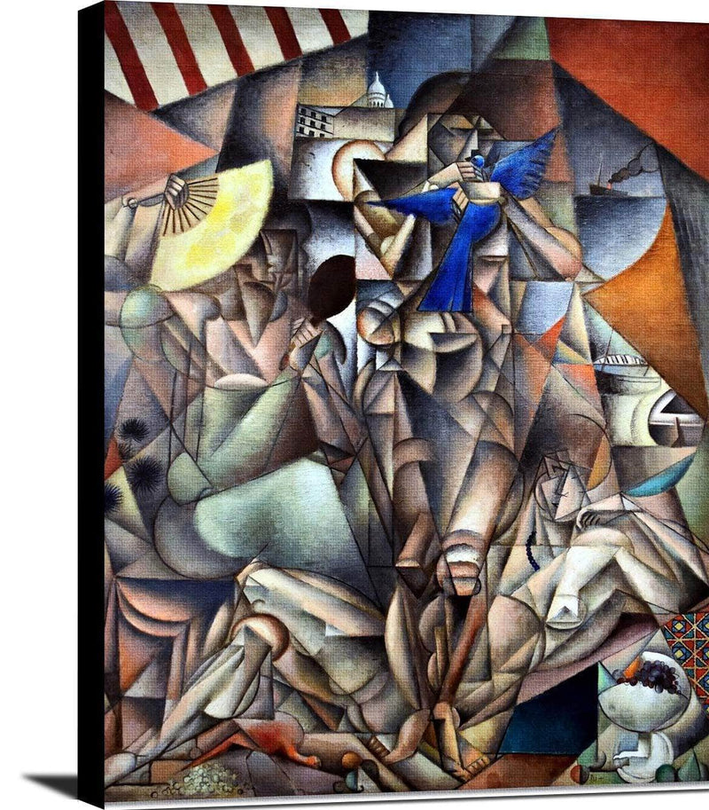 The Blue Bird Painting Jean Metzinger Canvas Art Fine Art Print