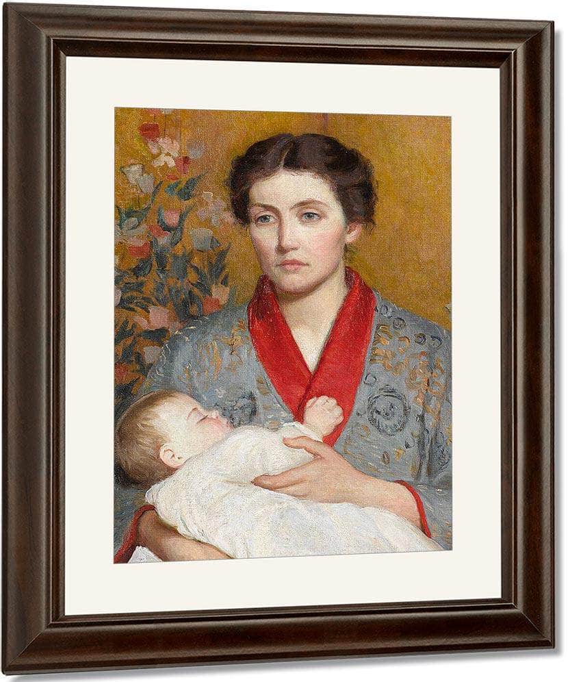 The Blue Kimono By Lilla Cabot Perry Fine Art Print