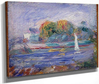 The Blue River By Pierre August Renoir Fine Art Print