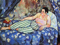 The Blue Room 1923 By Suzanne Valadon Fine Art Print