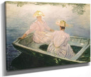 The Blue Rowing Boat By Claude Monet Fine Art Print
