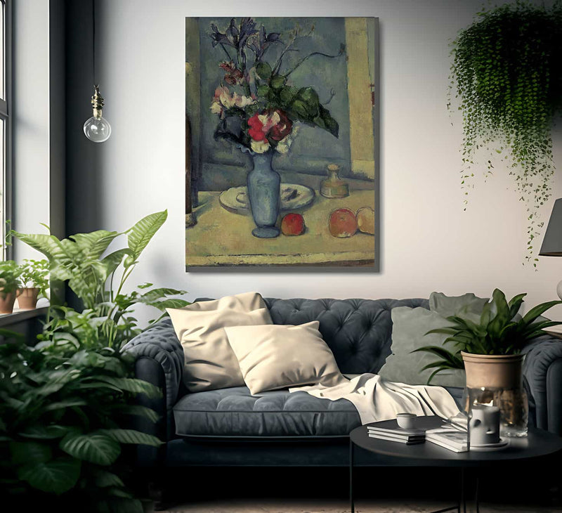 The Blue Vase 1 By Paul Cezanne Fine Art Print