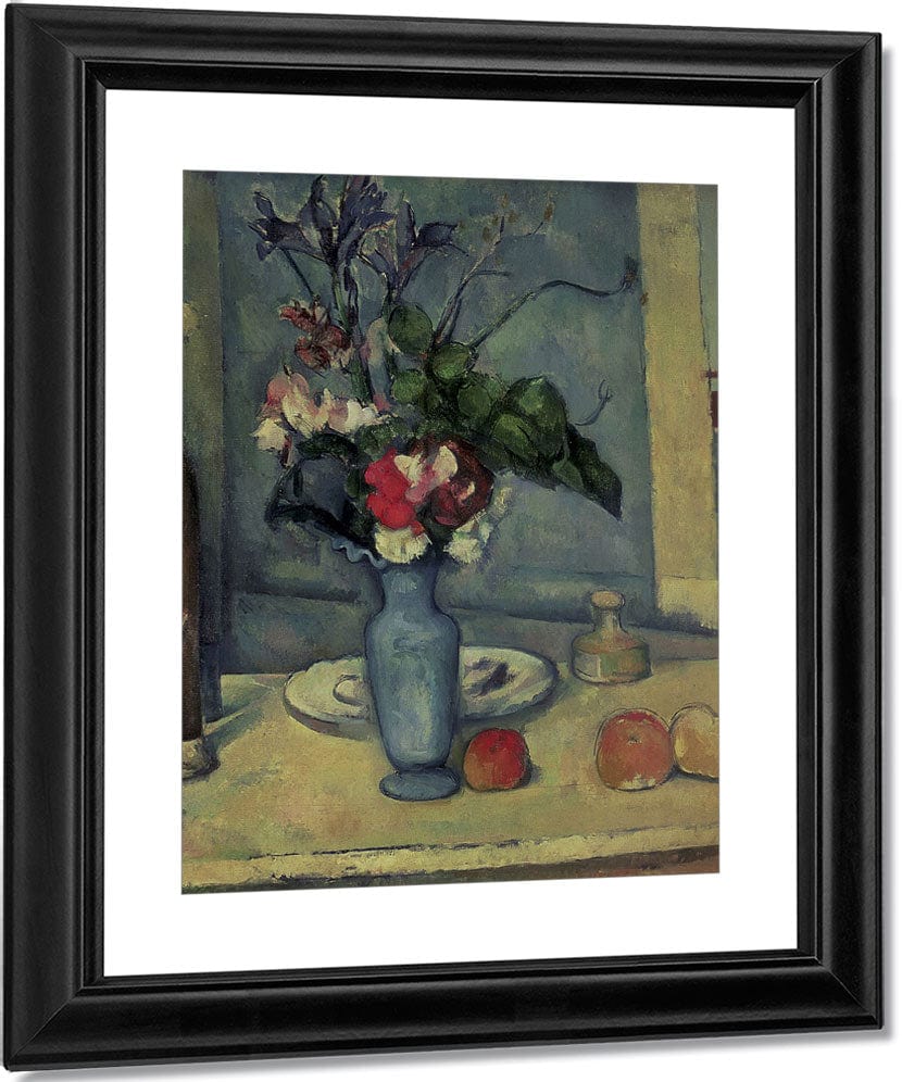 The Blue Vase 1 By Paul Cezanne Fine Art Print