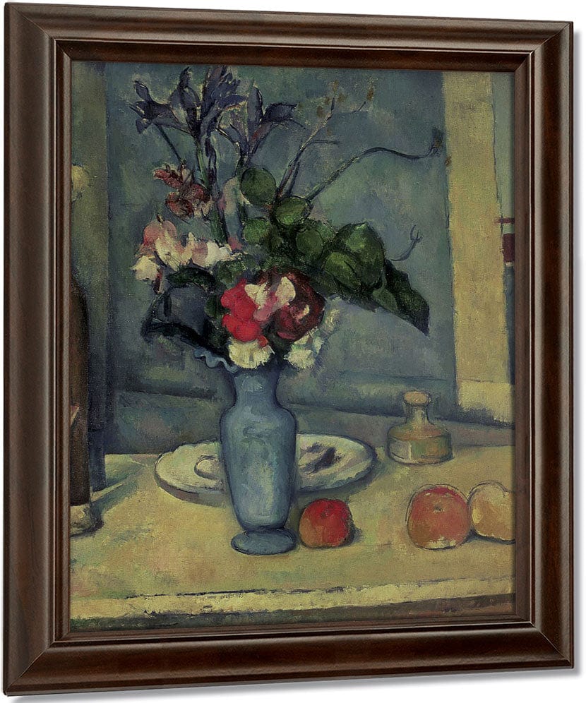 The Blue Vase By Paul Cezanne Fine Art Print