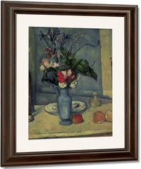 The Blue Vase By Paul Cezanne Fine Art Print