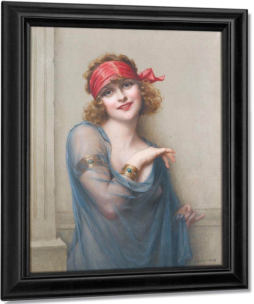 The Blue Veil By Francis Martin Kavel Fine Art Print