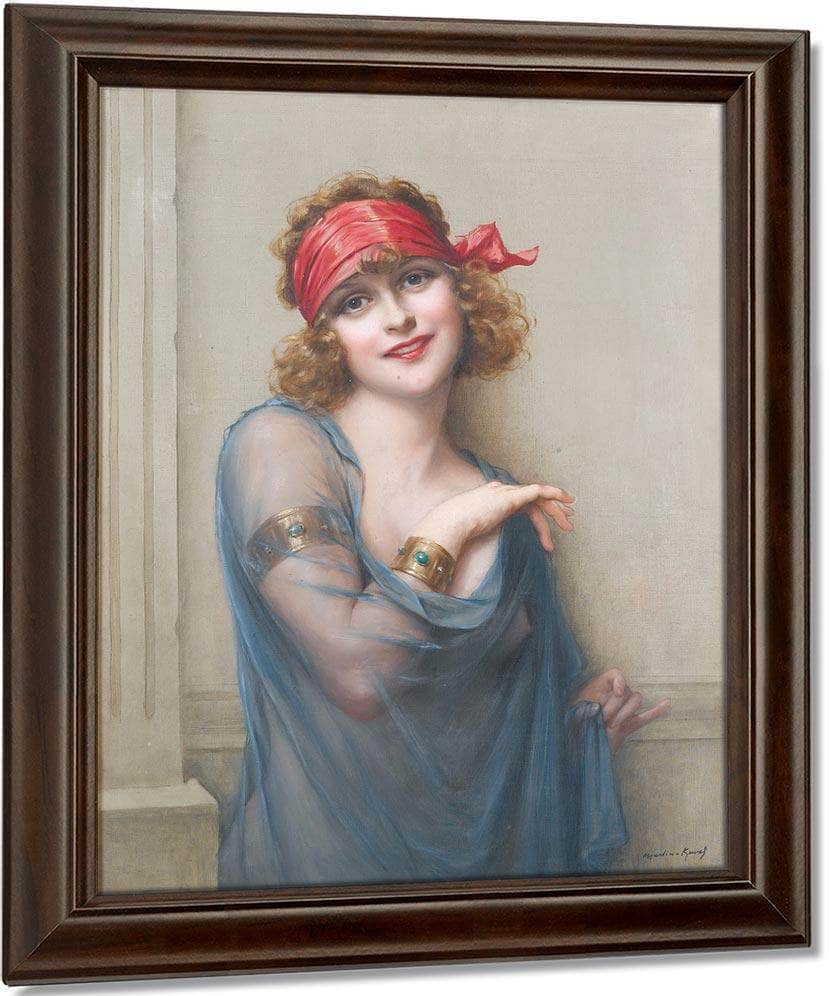 The Blue Veil By Francis Martin Kavel Fine Art Print