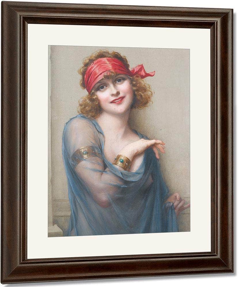 The Blue Veil By Francis Martin Kavel Fine Art Print