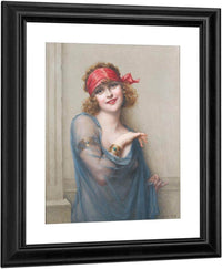 The Blue Veil By Francis Martin Kavel Fine Art Print