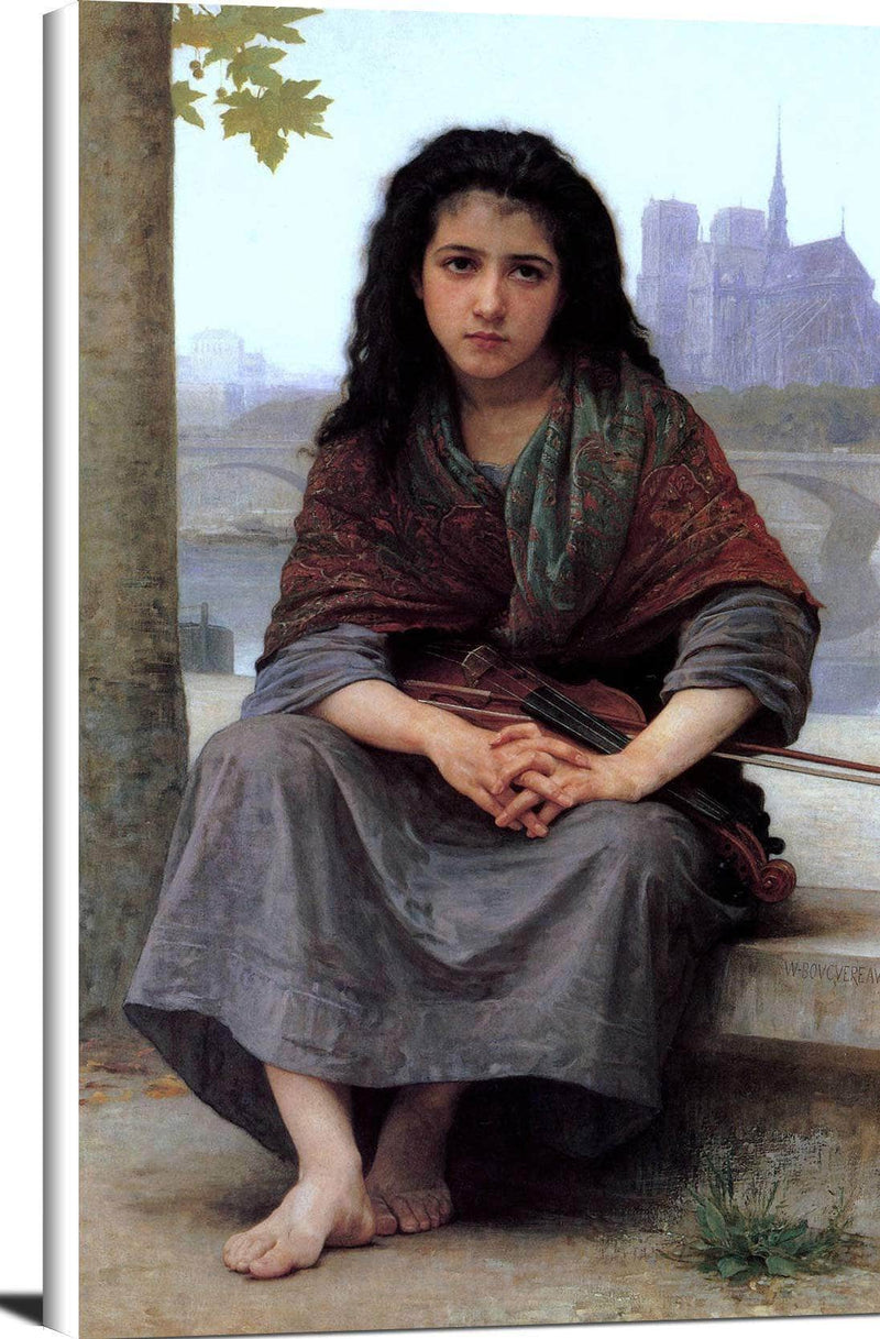 The Bohemian Painting William Adolphe Bouguereau Canvas Art Fine Art Print