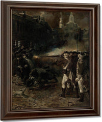 The Boston Massacre By Francis Luis Mora Fine Art Print