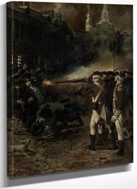 The Boston Massacre By Francis Luis Mora Fine Art Print