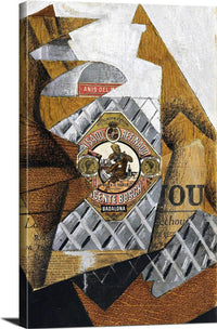 The Bottle Of Anis Del Mono Painting Juan Gris Canvas Art Fine Art Print