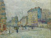 The Boulevard De Clichy Paris (El Bulevar De Clichy Paris) By Vincent Van Gogh Fine Art Print