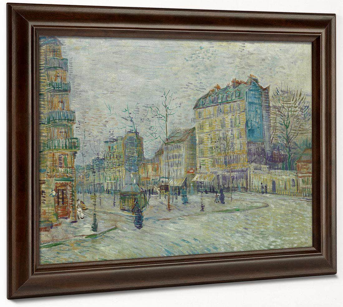 The Boulevard De Clichy Paris (El Bulevar De Clichy Paris) By Vincent Van Gogh Fine Art Print