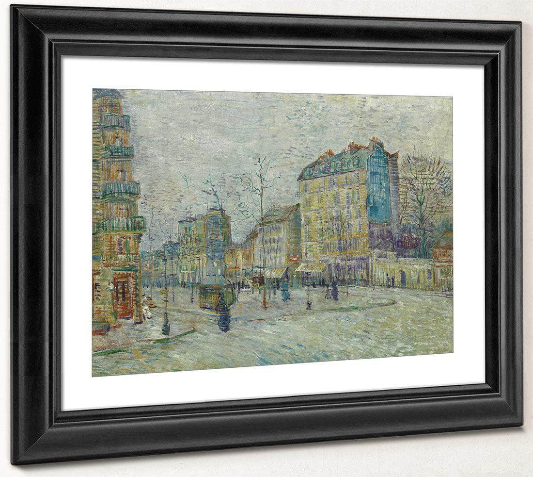The Boulevard De Clichy Paris (El Bulevar De Clichy Paris) By Vincent Van Gogh Fine Art Print