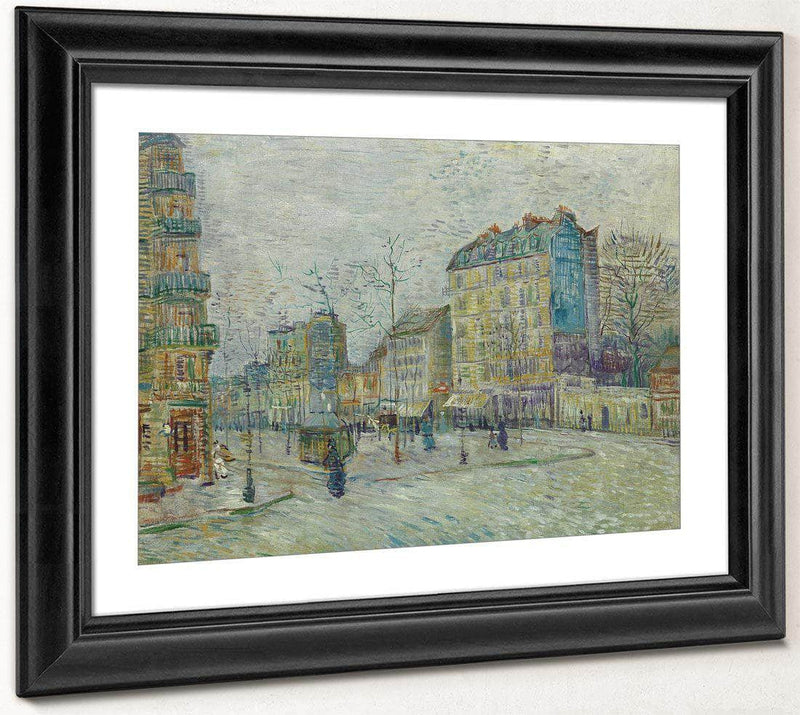 The Boulevard De Clichy Paris (El Bulevar De Clichy Paris) By Vincent Van Gogh Fine Art Print
