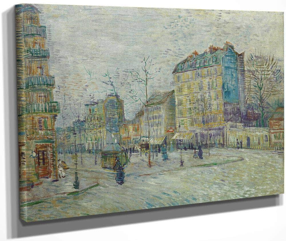 The Boulevard De Clichy Paris (El Bulevar De Clichy Paris) By Vincent Van Gogh Fine Art Print