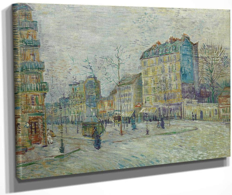 The Boulevard De Clichy Paris (El Bulevar De Clichy Paris) By Vincent Van Gogh Fine Art Print