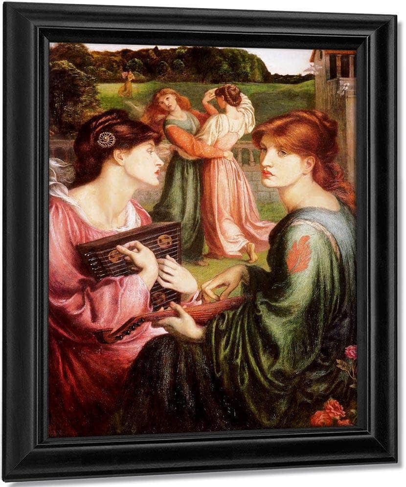 The Bower Meadow 1872 85X67Cm Manchester Art Gallery By Dante Gabriel Rossetti Fine Art Print
