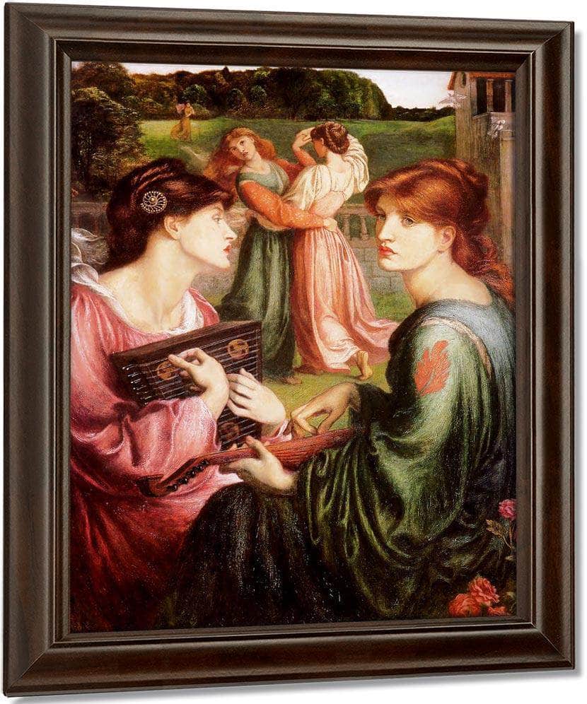 The Bower Meadow 1872 85X67Cm Manchester Art Gallery By Dante Gabriel Rossetti Fine Art Print