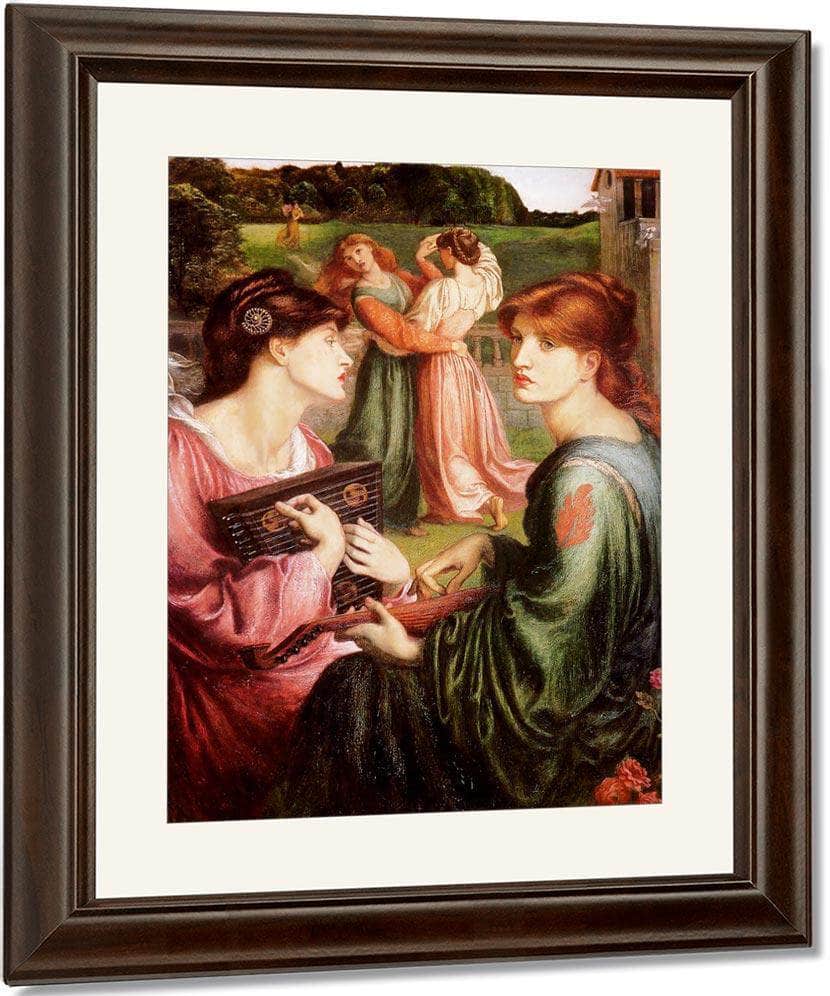 The Bower Meadow 1872 85X67Cm Manchester Art Gallery By Dante Gabriel Rossetti Fine Art Print