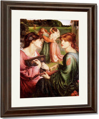 The Bower Meadow 1872 85X67Cm Manchester Art Gallery By Dante Gabriel Rossetti Fine Art Print