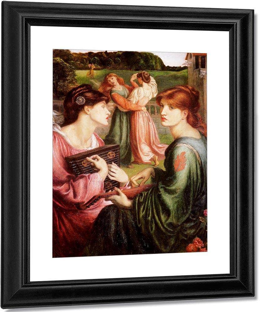 The Bower Meadow 1872 85X67Cm Manchester Art Gallery By Dante Gabriel Rossetti Fine Art Print