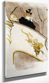 The Box At The Mascaron Dore By Henri Marie Raymond De Toulouse Lautrec Monfa Fine Art Print