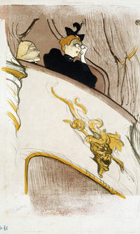 The Box At The Mascaron Dore By Henri Marie Raymond De Toulouse Lautrec Monfa Fine Art Print