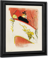 The Box With The Gilded Mask (La Loge Au Mascaron Dore) By Henri Marie Raymond De Toulouse Lautrec Monfa Fine Art Print