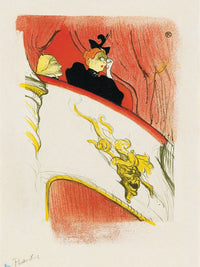 The Box With The Gilded Mask (La Loge Au Mascaron Dore) By Henri Marie Raymond De Toulouse Lautrec Monfa Fine Art Print