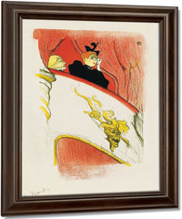 The Box With The Gilded Mask (La Loge Au Mascaron Dore) By Henri Marie Raymond De Toulouse Lautrec Monfa Fine Art Print