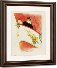 The Box With The Gilded Mask (La Loge Au Mascaron Dore) By Henri Marie Raymond De Toulouse Lautrec Monfa Fine Art Print