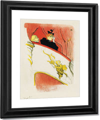 The Box With The Gilded Mask (La Loge Au Mascaron Dore) By Henri Marie Raymond De Toulouse Lautrec Monfa Fine Art Print