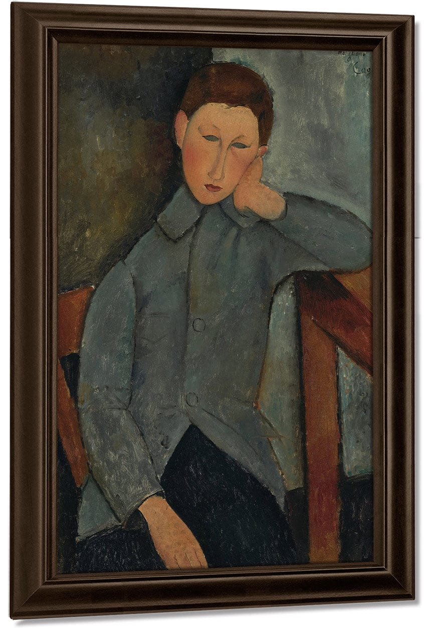 The Boy By Amedeo Modigliani Fine Art Print