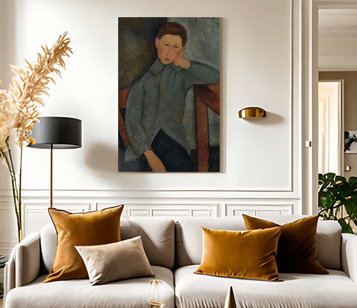 The Boy By Amedeo Modigliani Fine Art Print