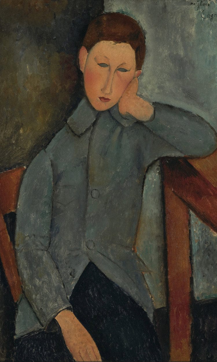 The Boy By Amedeo Modigliani Fine Art Print