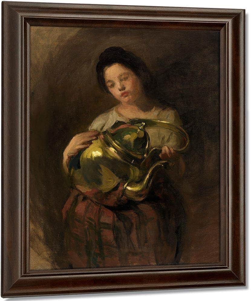 The Brass Kettle By Alice Pike Barney Fine Art Print
